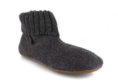 HAFLINGER Everest Karlo H�ttenschuhe, anthrazit