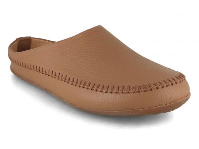 HAFLINGER Everest Softi Leder Pantoffeln, kamel