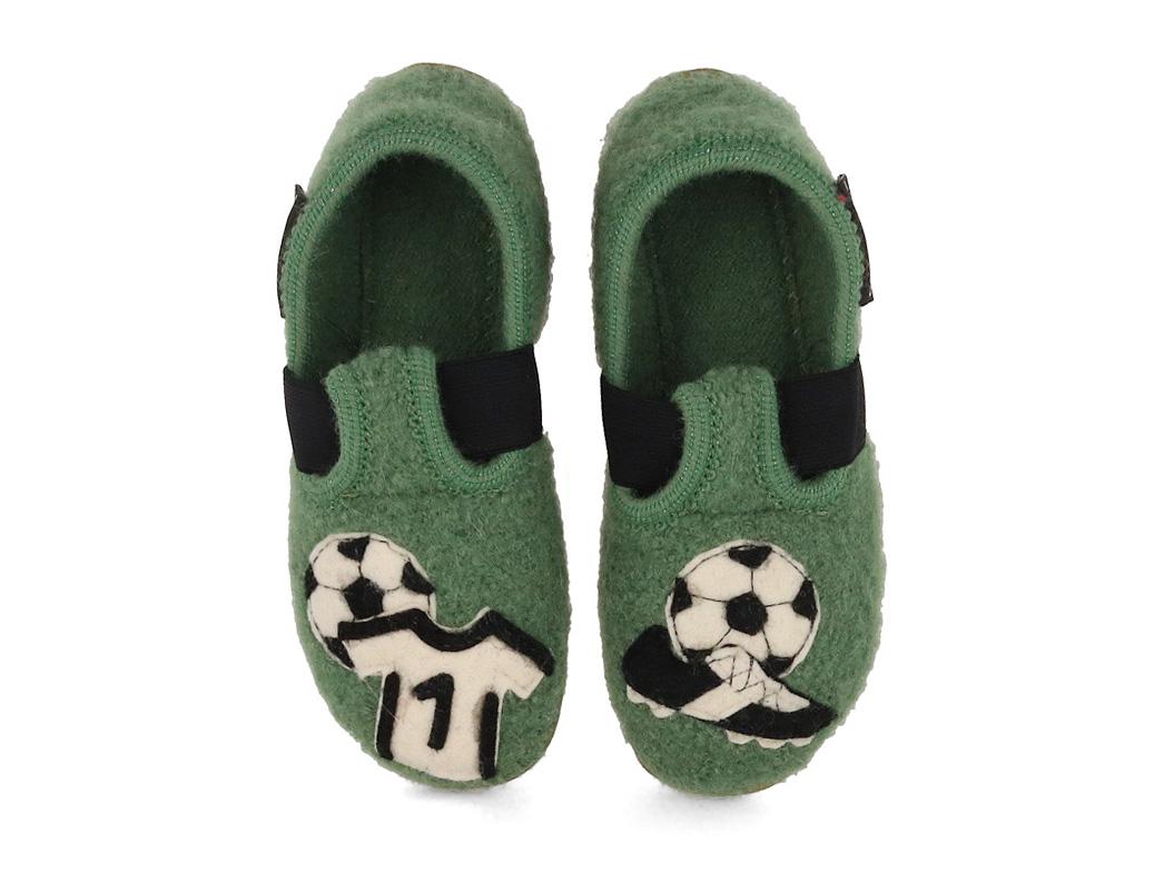 HAFLINGER Everest Team Kinderslipper, farn