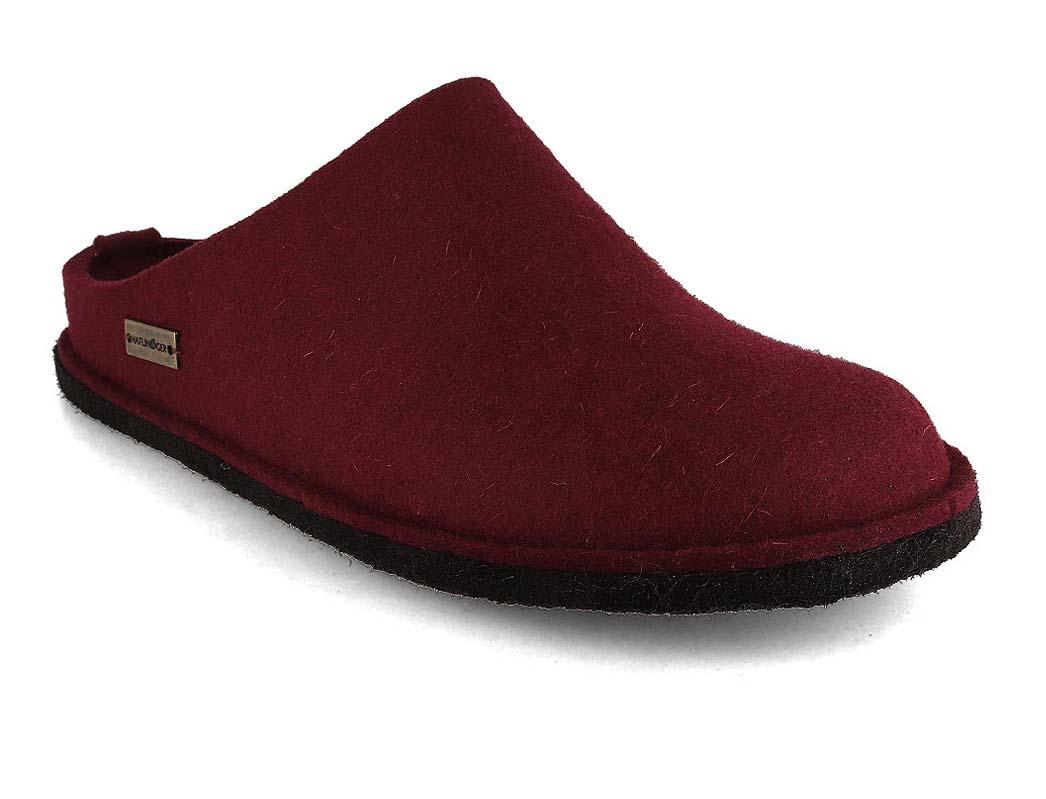 HAFLINGER Flair Soft Damen Filzpantoffeln, bordeaux