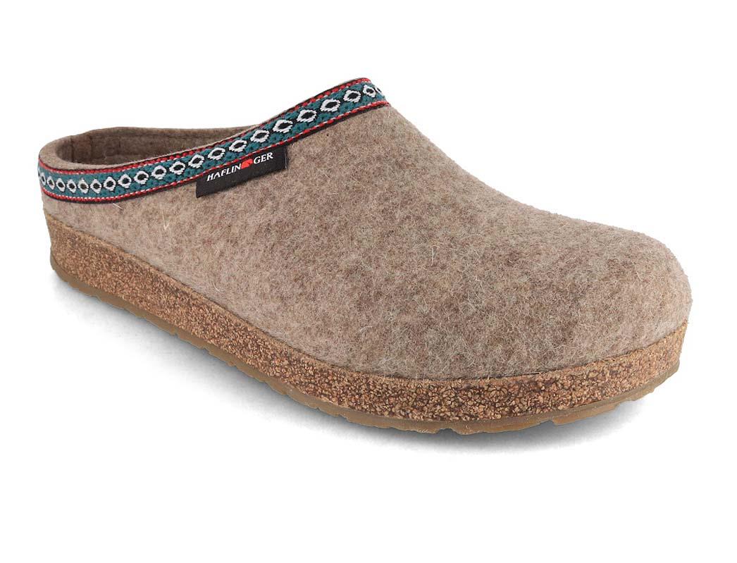 HAFLINGER Grizzly Franzl Filzpantoffeln, torf