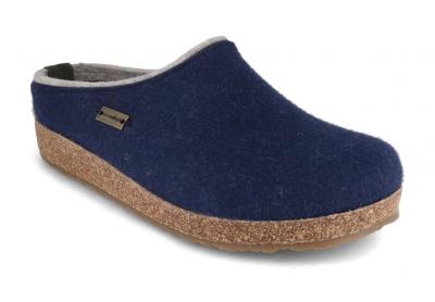 HAFLINGER Grizzly Kris Filzpantoffeln, jeans