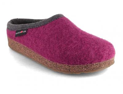 HAFLINGER Grizzly Panda Walk Pantoffeln, maulbeere