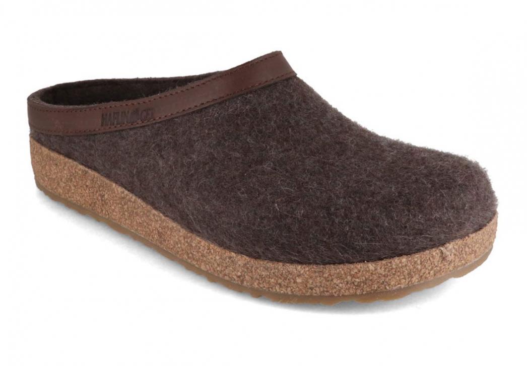 haflinger men's grizzly slippers