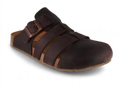 HAFLINGER Lisboa Herren Leder Sandalen, marron
