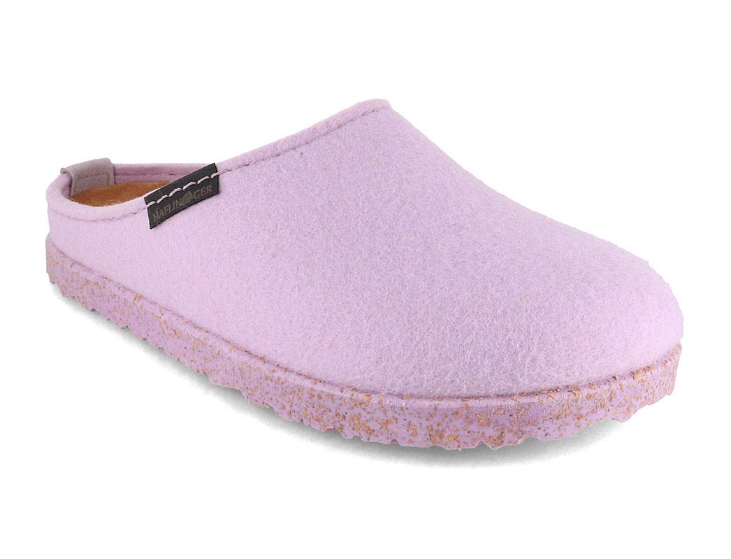 HAFLINGER Manhattan Damen Filzpantoffeln, flieder