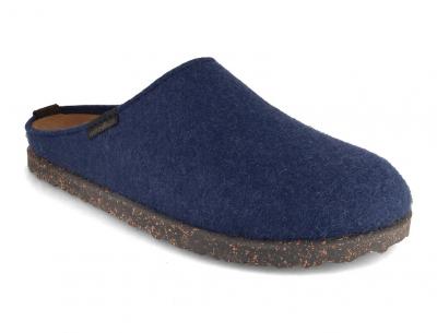 HAFLINGER Manhattan Filzpantoffeln, jeans