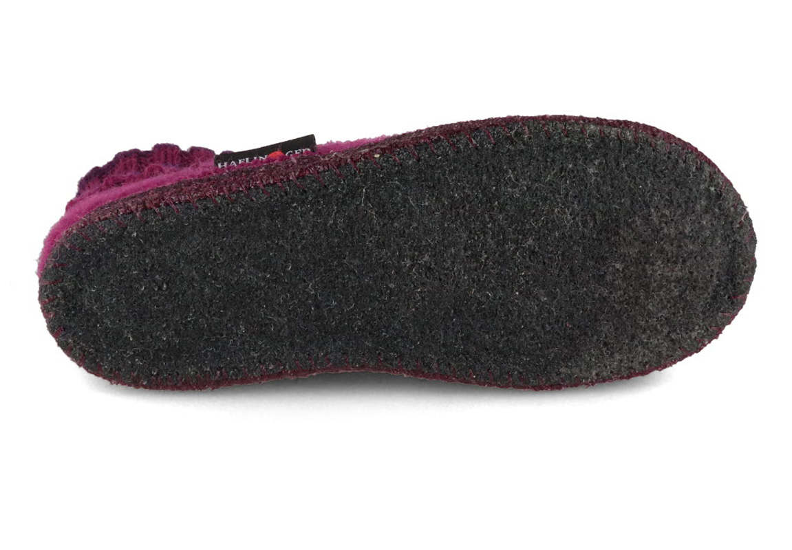 HAFLINGER Hüttenschuh Karl, rubin | Gr. 36 - 42