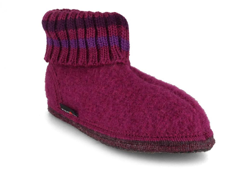 HAFLINGER Paul Kinder H�ttenschuhe, maulbeere