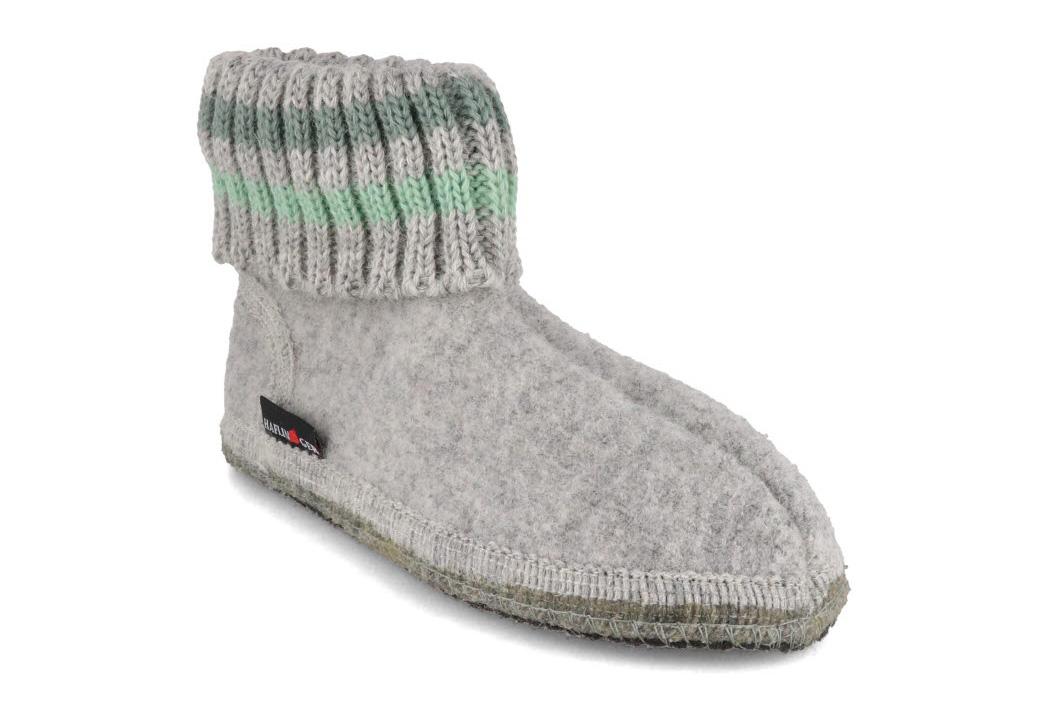 HAFLINGER Paul Kinder H�ttenschuhe, steingraumeliert