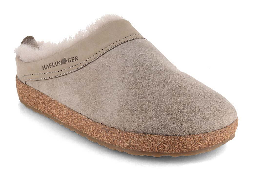HAFLINGER Snowbird Lammfell Hausschuhe, sahara