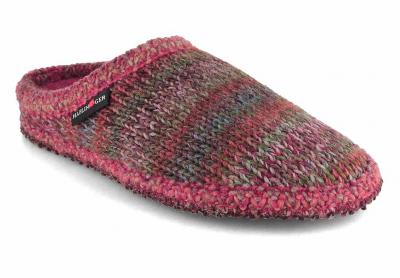 HAFLINGER Tricot� Damen Pantoffeln, azalee