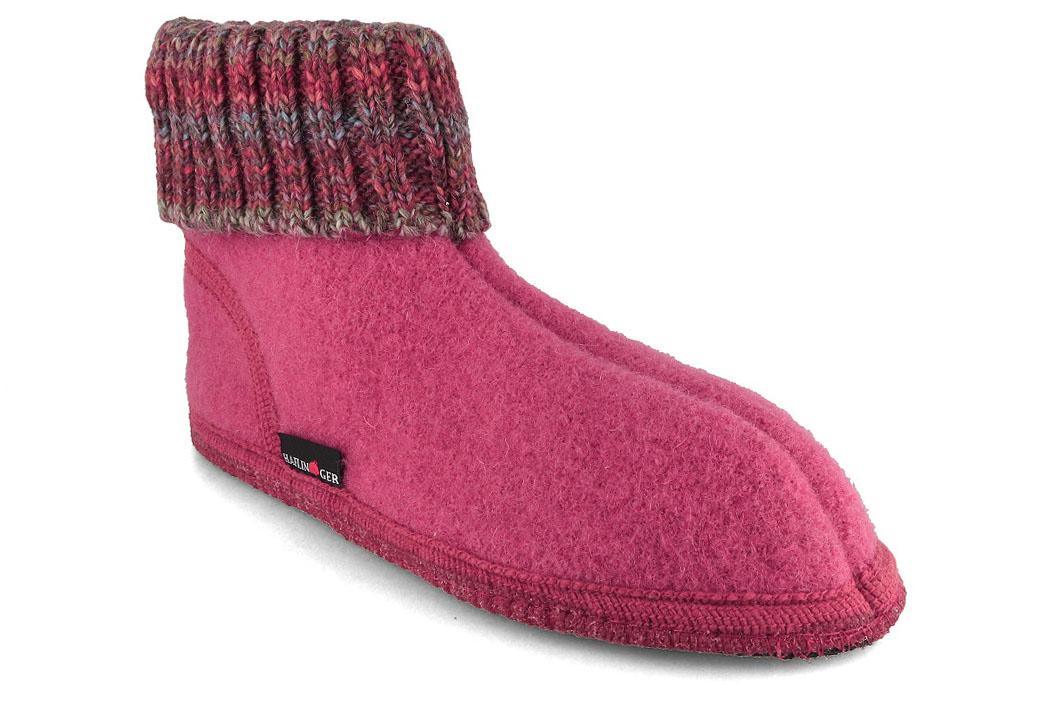 HAFLINGER Tricot� Damen H�ttenschuhe, azalee