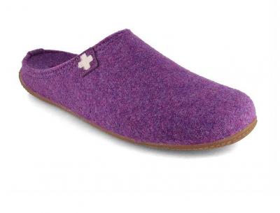 Living Kitzb�hel Gipfelkreuz Damen Filzpantoffeln, purp