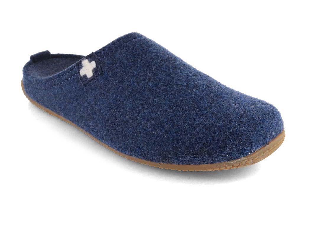 Living Kitzb�hel Gipfelkreuz Filz Pantoffeln, midnight navy