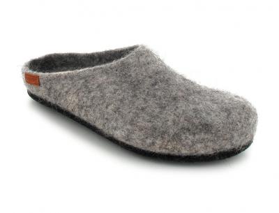 Magicfelt Filzpantoffel Gotlandschaf, grau | AT 719