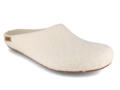 Magicfelt Filzpantoffel Moorschnucke, natur wei� 
