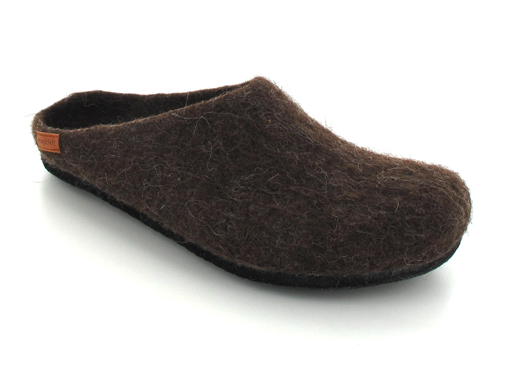 Magicfelt Filzpantoffel Tiroler Bergschaf, brown