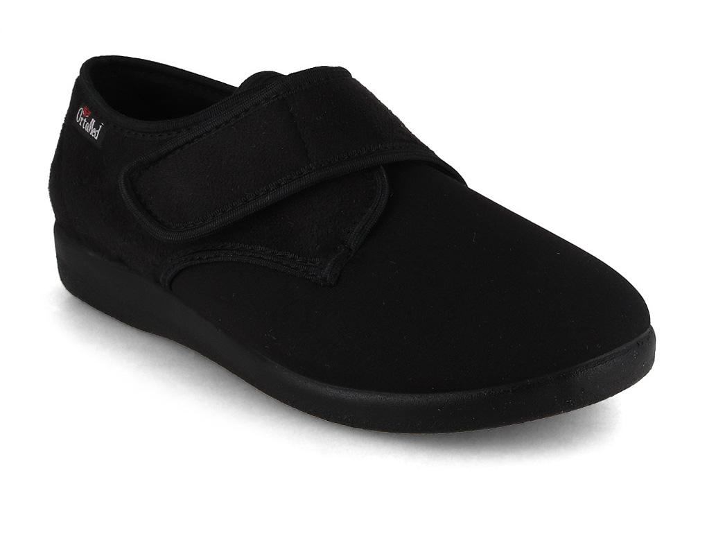 OrtoMed Damen Verbandsschuh 6013, uni schwarz