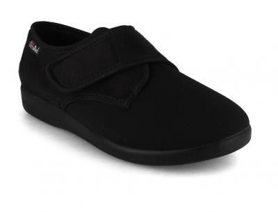 OrtoMed Damen Verbandsschuh 6013, uni schwarz