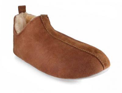 SHEPHERD Herren Slipper Henrik, antique cognac 
