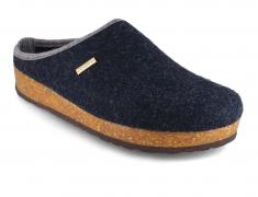 Tuffeln �Komfort� Herren Filzpantoffeln, blau