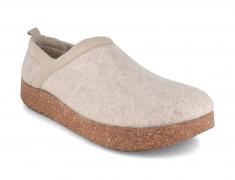 Tuffeln �Wollclogs� geschlossene Hausschuhe f�r schmale F��e, beige