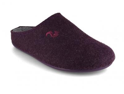 Thies Damen Filzpantoffeln, mora gris