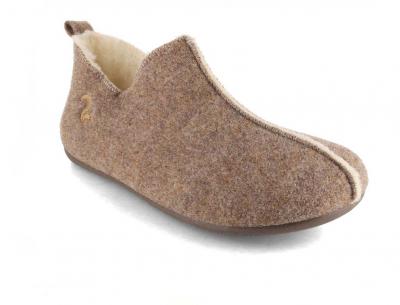 Thies Damen Slipper Love, dk beige | hausschuhexperte.d