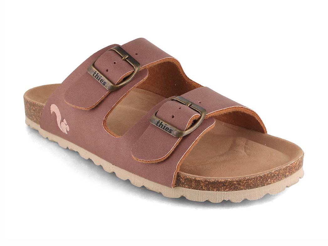 Thies Eco Bio Damen Sandale, malva