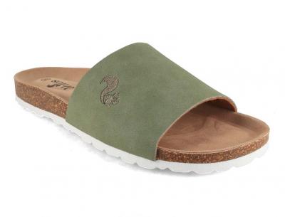 Thies Eco Pool Slide Damen Pantolette, emerald
