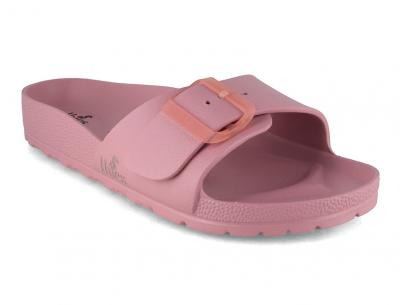 Thies Ecofoam Damen Badepantoletten vegan, malve | ab #