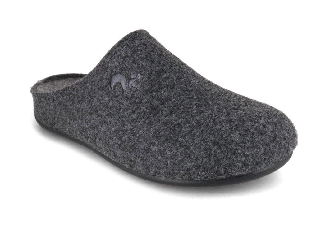 Thies Filzpantoffeln f�r Einlagen, roca-ceniza