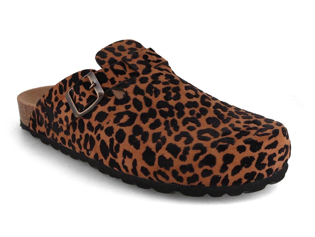 Thies Rec Leo Damen Clogs, dark leo