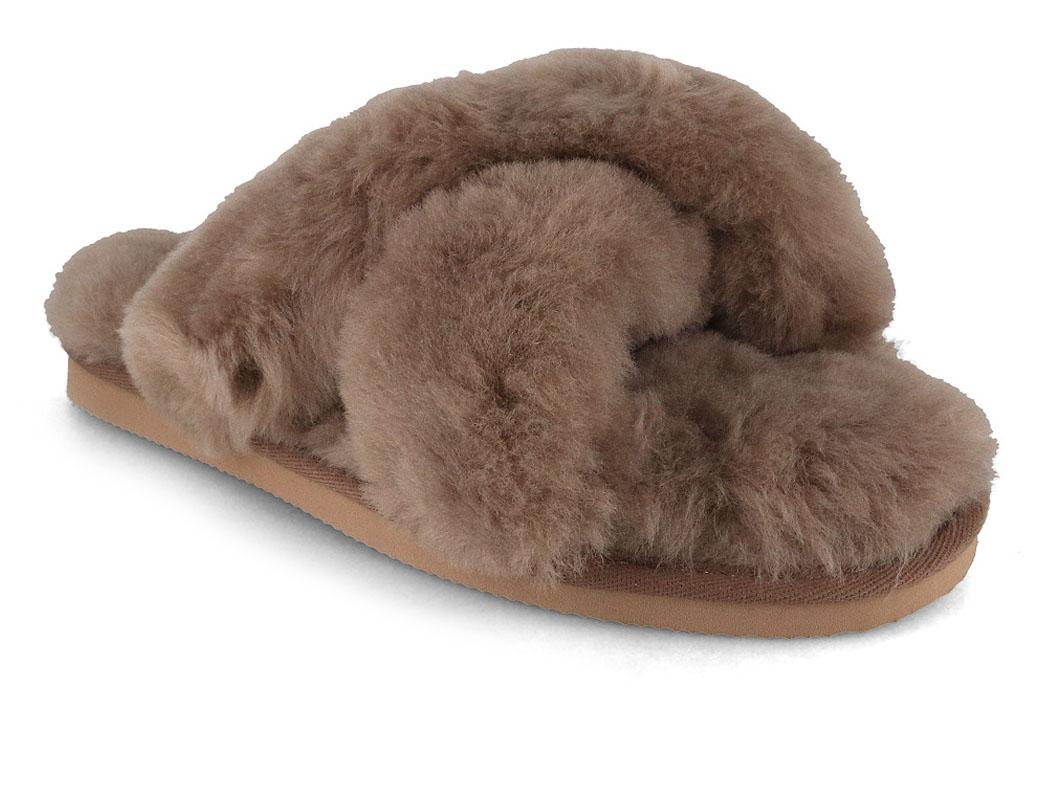 Thies Sheep Cross Sandal, elephant grey
