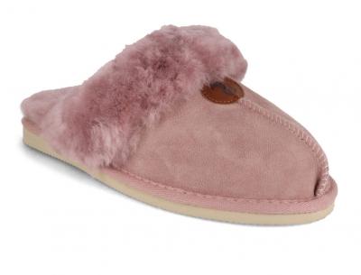 Thies weiche Lammfell Pantoffeln Sheepskin, pink 