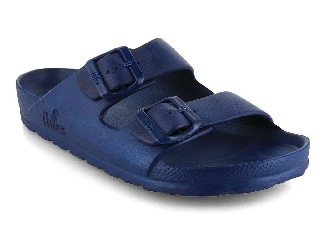 Thies vegane Badesandalen Ecofoam, midnight blue