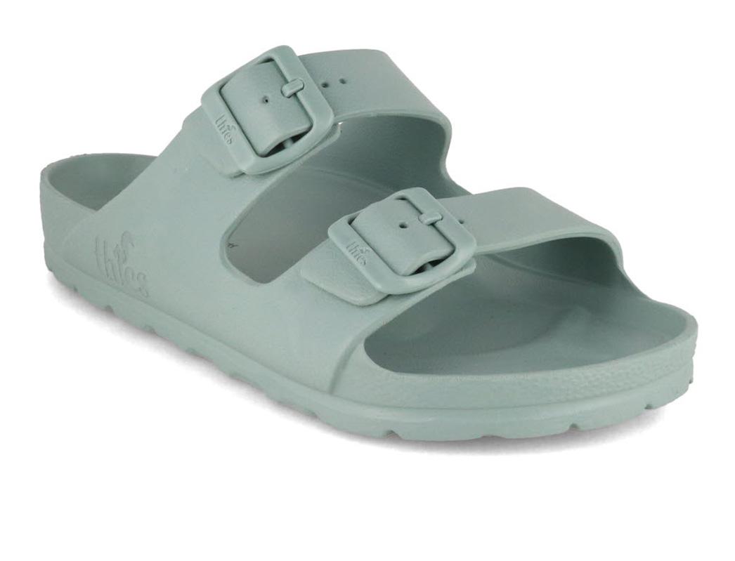 Thies vegane Damen Badesandale Ecofoam, aloe