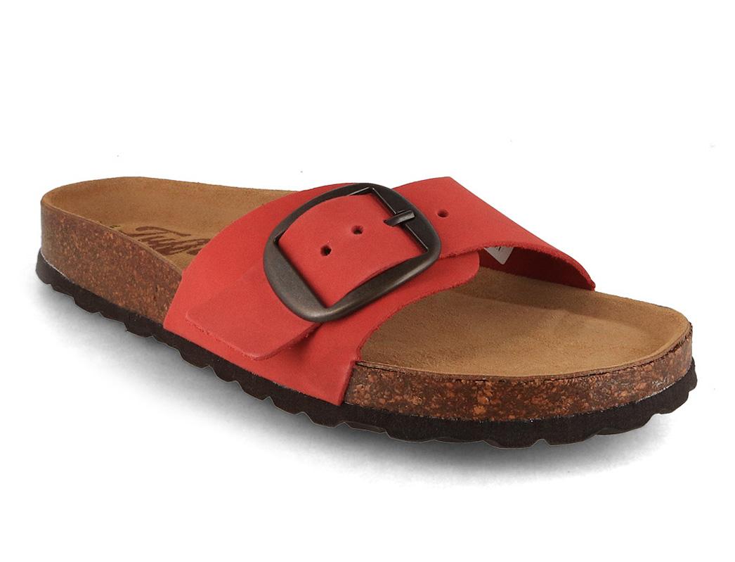 Tuffeln �Fehmarn� Damen Sandalen, Terracotta-rot