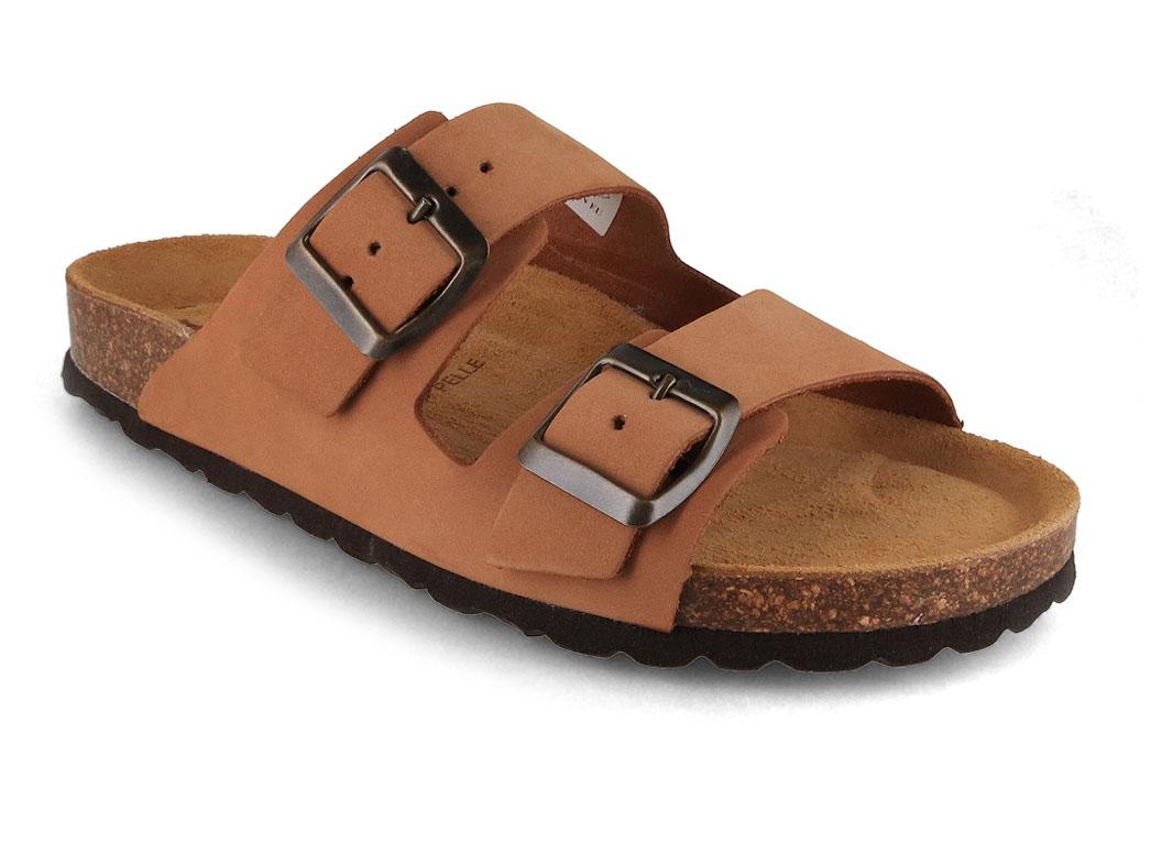 Tuffeln �F�hr� Unisex Sandale, hellbraun