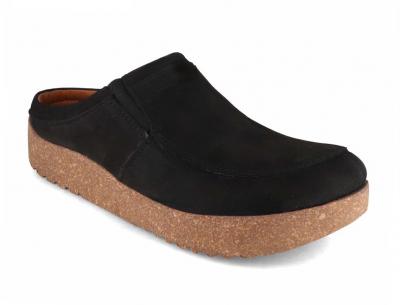 Tuffeln� Kommod - hochwertige Lederclogs, schwarz