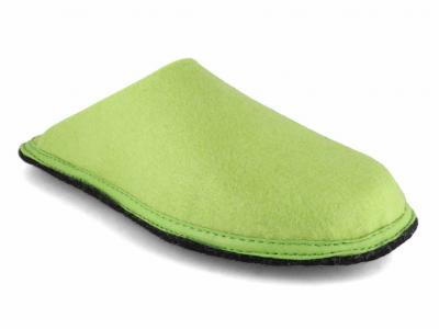 Tuffeln� Pfilz - vegane unisex Pantoffeln, limette