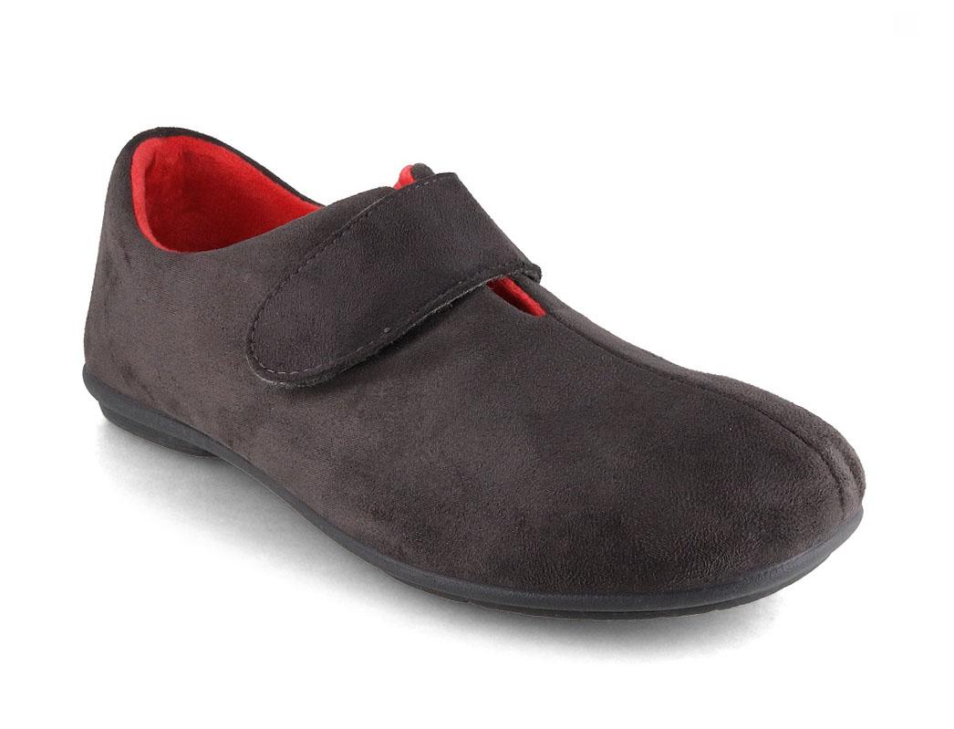 Varomed vital Binti Damen Slipper, dunkelgrau