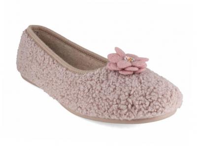 Varomed vital Damen Filz Ballerina Anny, perla