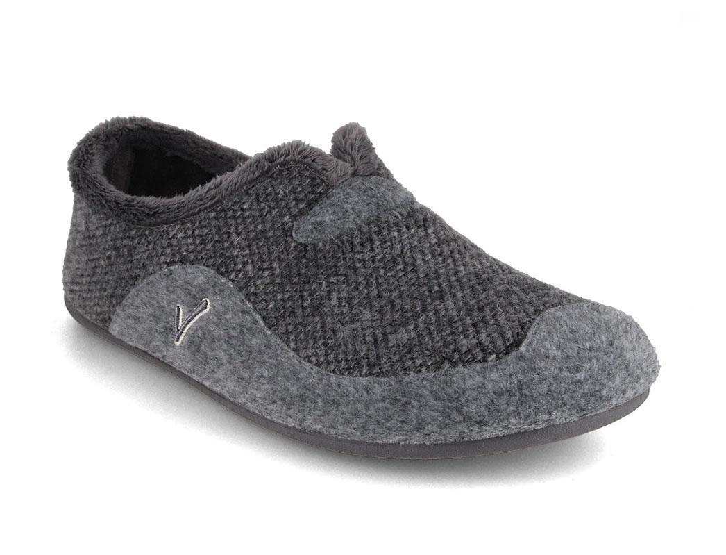 Varomed vital Mateo Herren Hausschuhe, grau