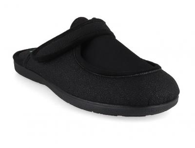 Varomed vital Damen Herren Pantoffeln Mika, schwarz 
