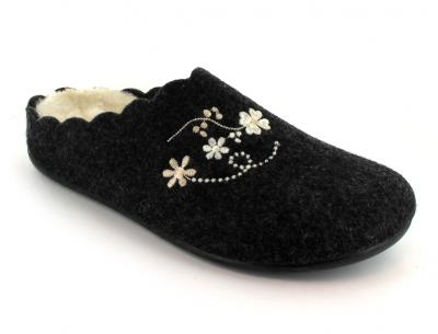 Varomed vital Pantoffel Eleonor, schwarz | f�r Damen