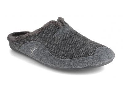 Varomed vital Pedro Herren Pantoffeln, grau