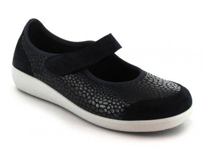 FLORETT Sevilla Ballerina, marine | mit Stretcheinsatz