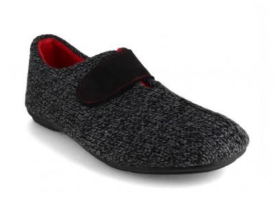 Varomed vital Slipper Binti, schwarz | Gr. 36-42